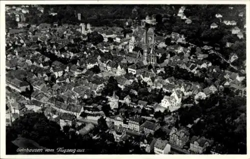 Ak Gelnhausen in Hessen, Fliegeraufnahme