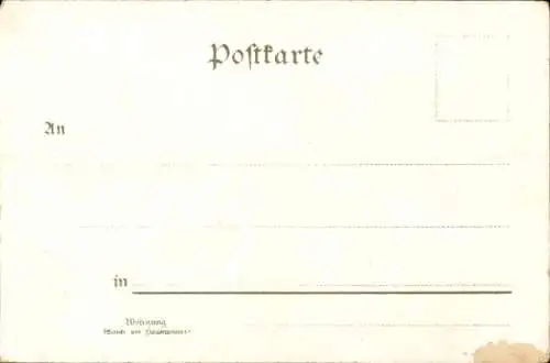 Litho Berlin Mitte, Alexanderplatz, Luther Denkmal, Rathaus
