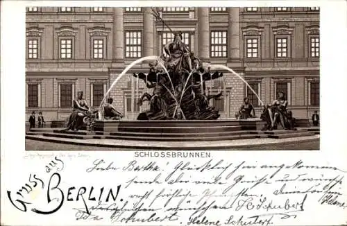 Litho Berlin Mitte, Schlossbrunnen