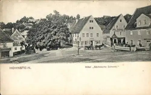 Ak Hohnstein Sächsische Schweiz, Hotel Sächsische Schweiz