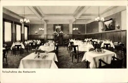 Ak Minden in Ostwestfalen Lippe, Hotel König von Preußen, Inh. Franz Schmidt, Restaurant