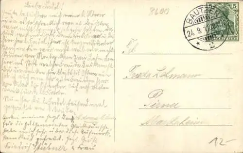 Ak Bautzen in der Oberlausitz, Hotel zur Krone, Inh. B. Bommersheim
