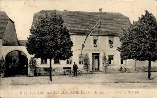 Ak Nerchau Grimma in Sachsen, Gasthof Deutsches Haus, Nerchau