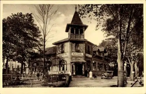 Ak Tyrow Thyrow Trebbin im Kreis Teltow Fläming, Restaurant Tyrower Hof