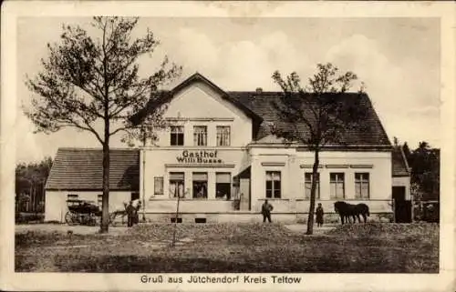 Ak Jütchendorf Ludwigsfelde in Brandenburg, Gasthof