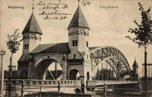 Ak Magdeburg, Königsbrücke