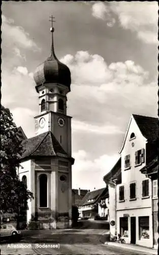 Ak Allensbach am Bodensee, Kirche, Straßenansicht