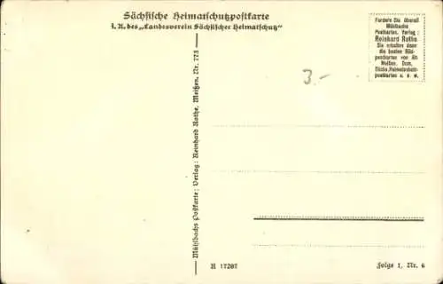 Ak Meißen Elbe Sachsen, Sticherhäuser, Fischer mit Fangnetzen