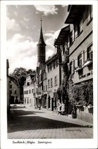 Ak Leutkirch im Allgäu Württemberg, Lammgasse