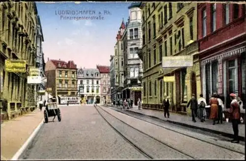 Ak Ludwigshafen am Rhein, Prinzregentenstraße, Geschäfte