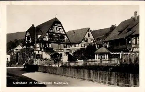 Ak Alpirsbach im Schwarzwald, Hotel Löwen Post