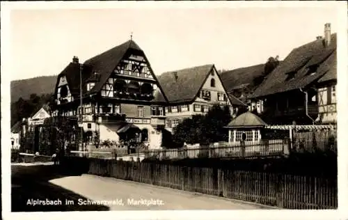 Ak Alpirsbach im Schwarzwald, Hotel Löwen Post