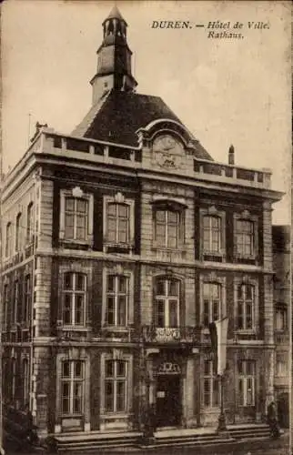 Ak Düren im Rheinland, Hotel de Ville, Rathaus