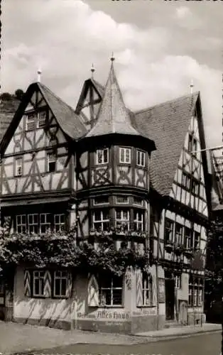 Ak Bacharach am Rhein, Weinhaus Altes Haus