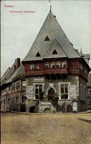 Ak Goslar am Harz, Altdeutsches Gildehaus, Hotel Restaurant