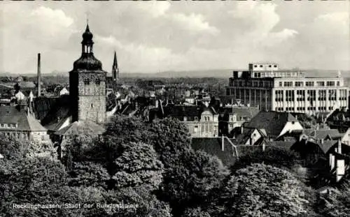 Ak Recklinghausen in im Ruhrgebiet, Stadtansicht