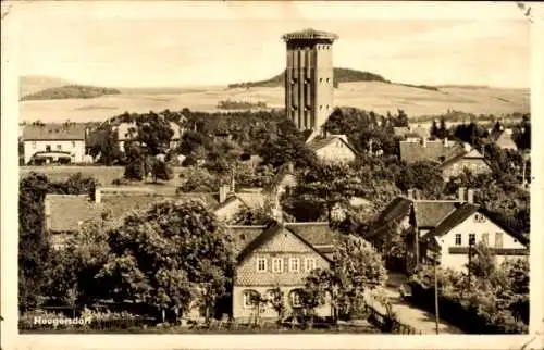 Ak Ebersbach Neugersdorf, Totalansicht, Turm