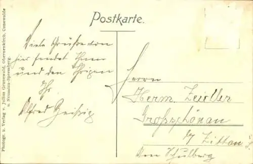 Ak Neustadt in Sachsen, Heilstätte Hohwald