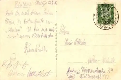 Ak Stetten am kalten Markt im Kreis Sigmaringen, Lager Heuberg, Hohewarte  