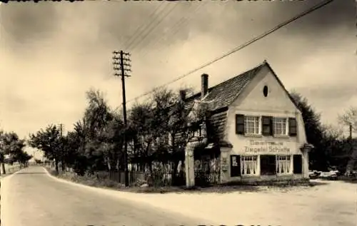 Ak Meißen an der Elbe, Gasthaus Ziegelei Schletta