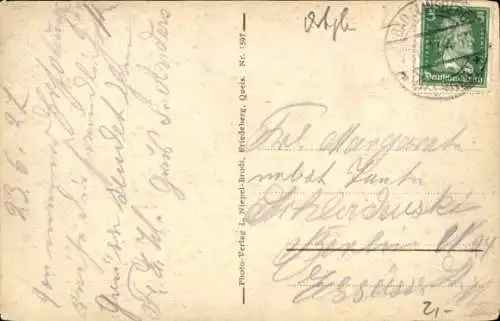Ak Świeradów Zdrój Bad Flinsberg Schlesien, Blick vom Waldfrieden