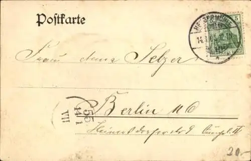 Ak Heegermühle Finow Eberswalde in der Mark, Gesamtansicht, Brücke