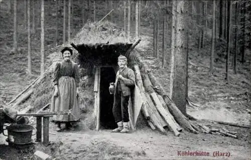 Ak Köhlerhütte im Thüringer Wald