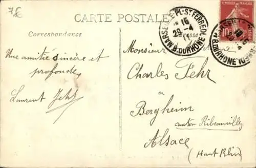 Ak Dampfer Djemnah, Messageries Maritimes, MM