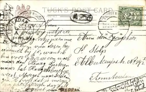 Ak Jockeys zu Pferden, Hindernisrennen, Letzte Meile