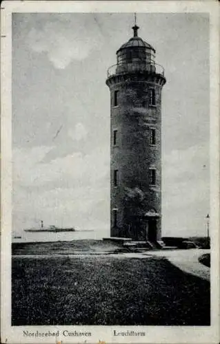 Ak Cuxhaven in Niedersachsen, Ansicht vom Leuchtturm