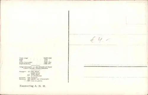 Ak Dampfschiff König Friedrich August, HAPAG