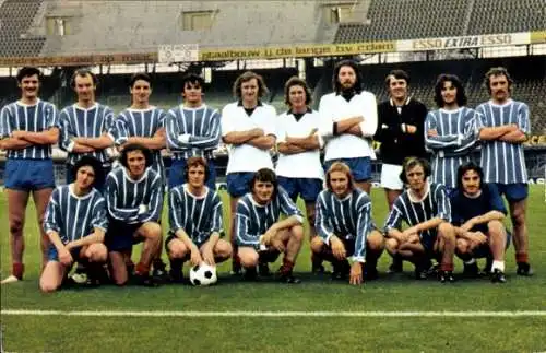 Ak Fußballmannschaft Coleraine, Gruppenbild, Spieler in Trikots, Nordirland