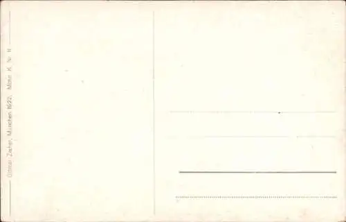 Ak Münchner Kindl mit Bierkrug, Gewand