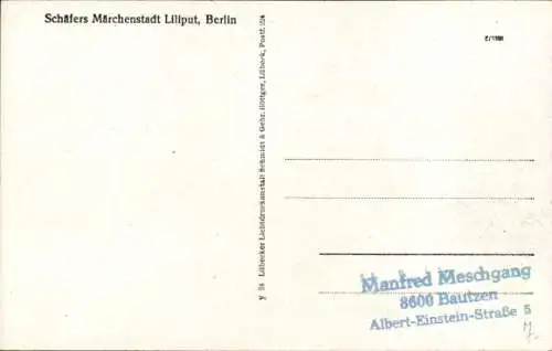 Ak Schäfers Märchenstadt Liliput, Berlin, Gruppenbild