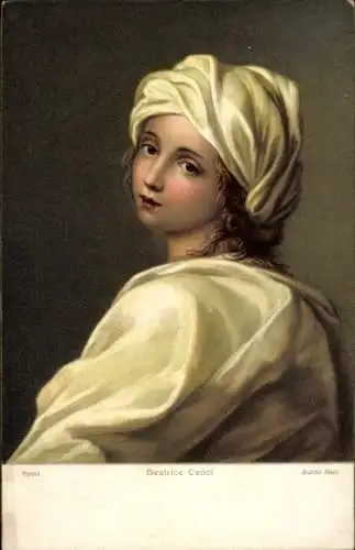 Künstler Ak Reni, Guido, Beatrice Cenci, Portrait, Stengel