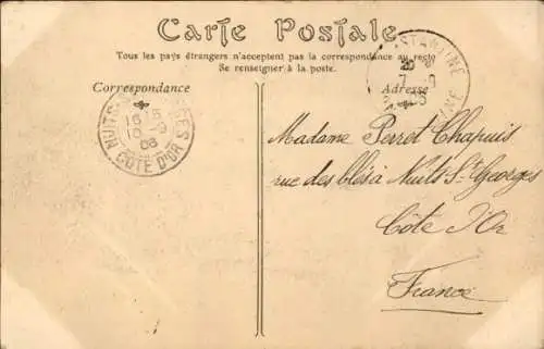 Ak Marokko, Defile d'un Goum, Krieger zu Pferden