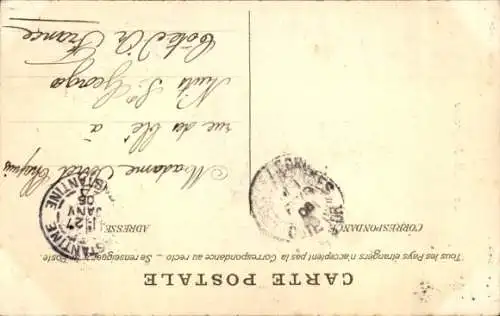 Ak Belle Negresse, Portrait einer jungen Frau, Maghreb, Landestracht