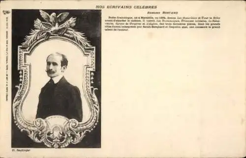 Ak Nos Escrivains Celebres, Edmond Rostand