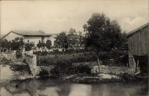 Ak Mareuil les Meaux Seine et Marne, Teilansicht, Ufer