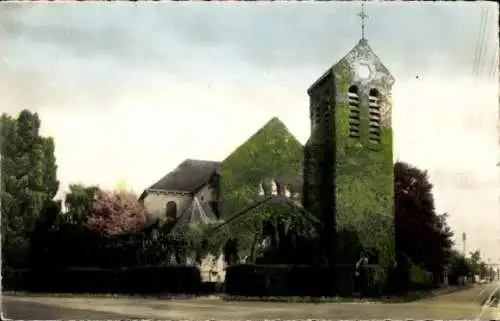 Ak Mitry le Neuf Seine et Marne, Eglise des Saints Anges