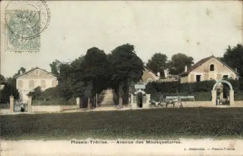 Ak Plessis Trevise Val de Marne, Avenue des Mousquetaires