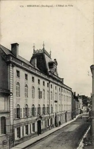 Ak Bergerac Dordogne, Rathaus