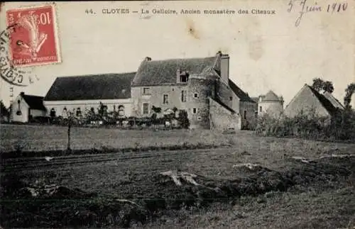 Ak Cloyes sur le Loir Eure et Loir, La Gallore, Ancien monastere des Citeaux