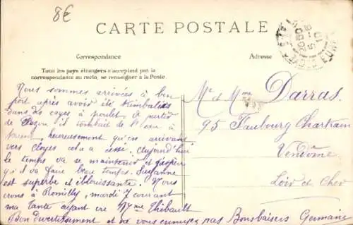 Ak Cloyes sur le Loir Eure et Loir, La Gallore, Ancien monastere des Citeaux