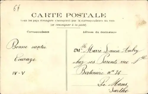 Ak Les Autels-Villevillon Eure et Loir, le Chateau, cote Sud