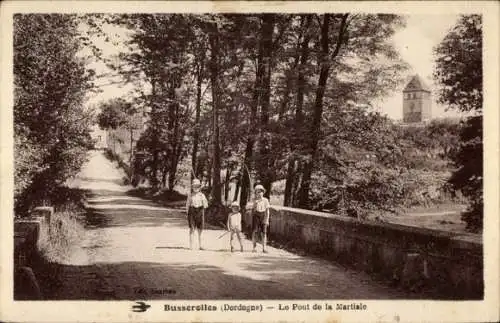 Ak Busserolles Dordogne, Le Pont de ma Martiale