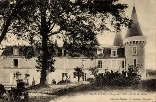 Ak Bassillac Dordogne, Schloss Goudeau