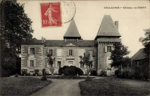 Ak Coulaures Dordogne, Schloss Conty