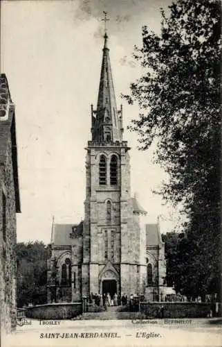 Ak Saint-Jean-Kerdaniel Côtes-d’Armor, Kirche