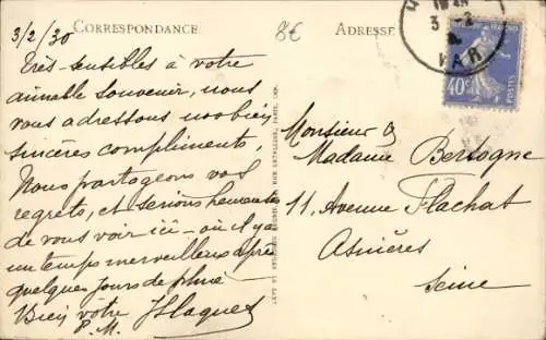 Ak Hyères Var, Avenue des Palmiers